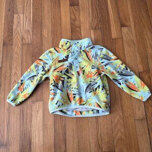 Obermeyer Boulder Fleece Snap Button Sweater Youth Size Small Pull Over